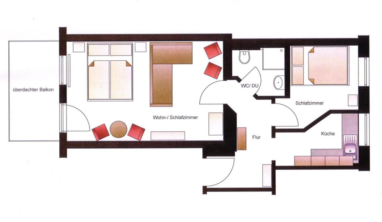 Wohlfuehlen Mit Grossem Balkon Apartment Ерфурт Екстериор снимка